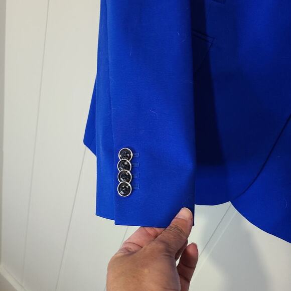 Vince Camuto NWT Cobalt Blue Blazer Size 14 - Picture 6 of 13